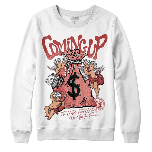 Jordan 13 “Dune Red” DopeSkill Sweatshirt Money Bag Coming Up Graphic Streetwear - White