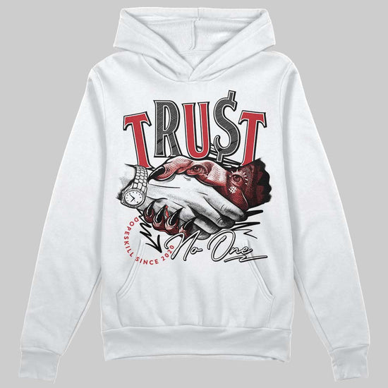 Jordan 1 Low OG "Chicago" DopeSkill Hoodie Sweatshirt Trust No One Graphic Streetwear - White
