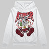 Jordan 4 “Sierra Red" DopeSkill Hoodie Sweatshirt At The Top Graphic Streetwear - White 