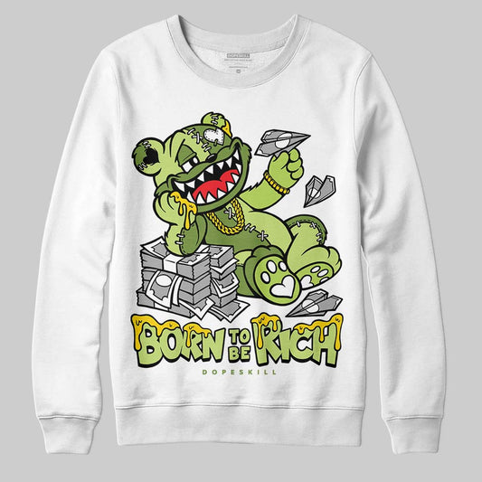 Dunk Low Pro SB 'Fruity Pack - Green Apple' DopeSkill Sweatshirt Born To Be Rich Graphic Streetwear - White