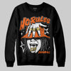 Orange Sneakers DopeSkill Sweatshirt No Rules Graphic Streetwear - Black