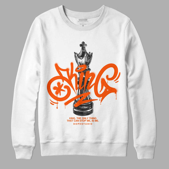 MSCHF Super Normal 2 Orange Milk DopeSkill Sweatshirt King Chess Graphic Streetwear - White