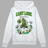 Green Sneakers DopeSkill Hoodie Sweatshirt Cant Lose Graphic Streetwear - White 