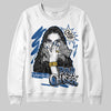 Jordan 1 Low OG “Storm Blue” DopeSkill Sweatshirt NPC Graphic Streetwear - White