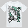 Jordan 3 "Green Glow" DopeSkill T-Shirt Trust God Graphic Streetwear - White 