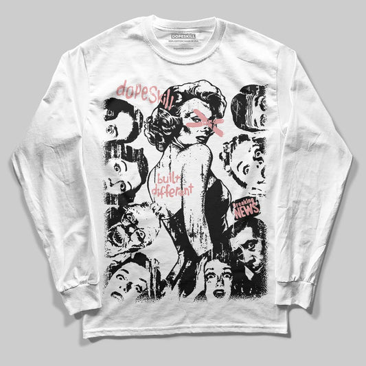 Harris Tweed x Wmns Dunk Low 'Black Phantom' DopeSkill Long Sleeve T-Shirt Built Different Graphic Streetwear - White 
