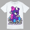 Dunk Low Championship Court Purple DopeSkill T-Shirt MOMM Bear Graphic Streetwear - White