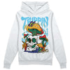 Jordan 1 Mid GS 'Six Championships DopeSkill Hoodie Sweatshirt Trippin Graphic Streetwear - White