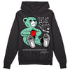 Jordan 3 "Green Glow" DopeSkill Hoodie Sweatshirt Love Kills Graphic Streetwear - White