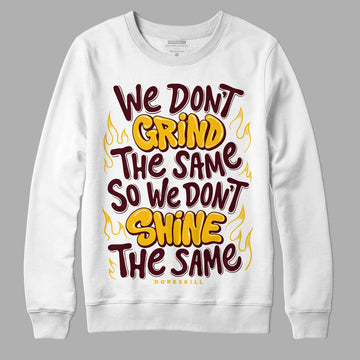 Dunk Yellow Bordeaux DopeSkill Sweatshirt Grind Shine Graphic Streetwear - White