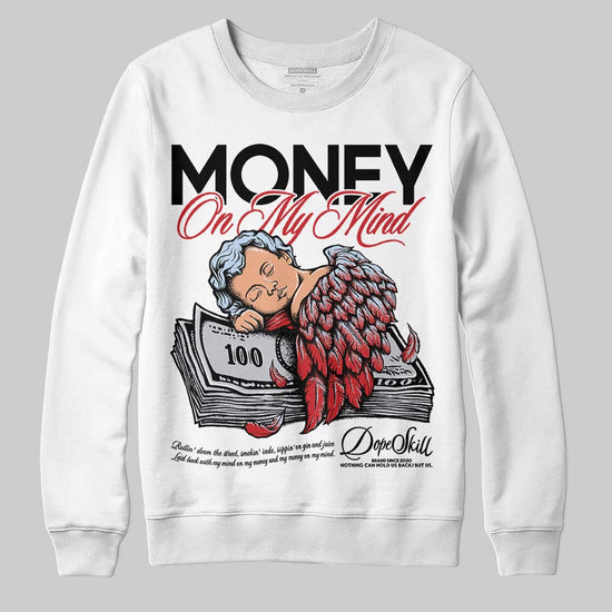 Jordan 5 Retro OG Black Metallic Reimagined DopeSkill Sweatshirt MOMM Graphic Streetwear - White