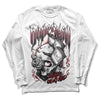 Jordan 1 Retro High OG “Team Red” DopeSkill Long Sleeve T-Shirt Money On My Mind Graphic Streetwear - WHite