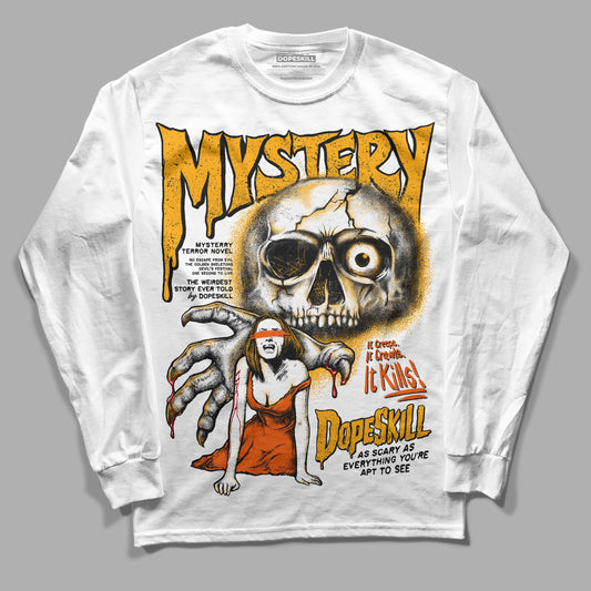 Jordan 12 Retro Black Taxi DopeSkill Long Sleeve T-Shirt Mystery Ghostly Grasp Graphic Streetwear - White 