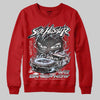 Jordan 11 Retro Cherry DopeSkill Sweatshirt New Side Hustler Graphic Streetwear - Red