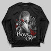 Jordan 3 OG “Black Cement” DopeSkill Long Sleeve T-Shirt Boys Don't Cry Graphic Streetwear - Black