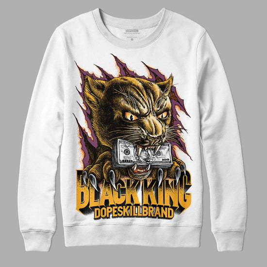 Jordan 1 Retro High OG Brotherhood DopeSkill Sweatshirt Black King Graphic Streetwear - White