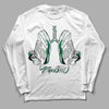 Jordan 5 “Lucky Green” DopeSkill Long Sleeve T-Shirt Breathe Streetwear - White