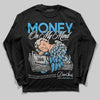 Jordan 1 High OG “UNC” Reimagined DopeSkill Long Sleeve T-Shirt MOMM Graphic Streetwear - Black