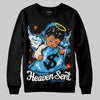 Jordan 1 High OG “UNC” Reimagined DopeSkill Sweatshirt Heaven Sent Graphic Streetwear - Black