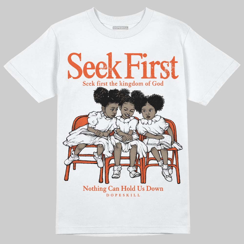 MSCHF Super Normal 2 Orange Milk DopeSkill T-Shirt New Seek First Graphic Streetwear - White