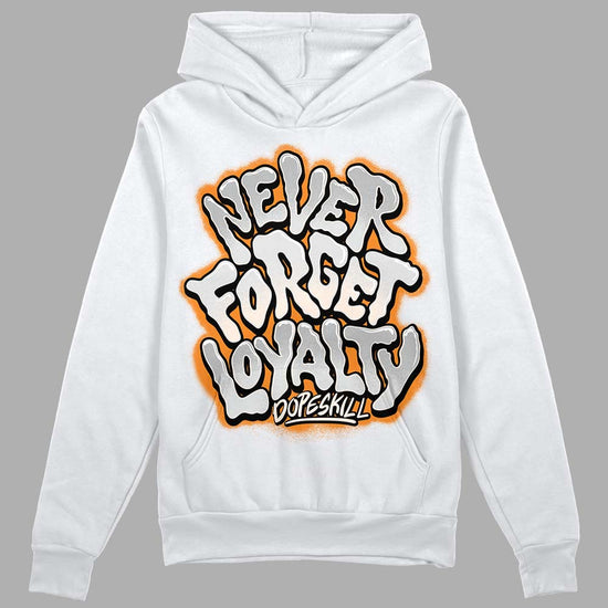 Dunk Low Cool Grey DopeSkill Hoodie Sweatshirt Never Forget Loyalty Graphic Streetwear - White 