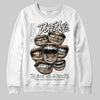 Jordan 3 Retro Pure Money DopeSkill Sweatshirt The Mouth With No Droughts Graphic Streetwear - White 