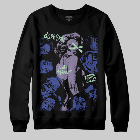 Jordan 1 Retro Low OG Zion Williamson Voodoo Alternate DopeSkill Sweatshirt Built Different Graphic Streetwear - Black