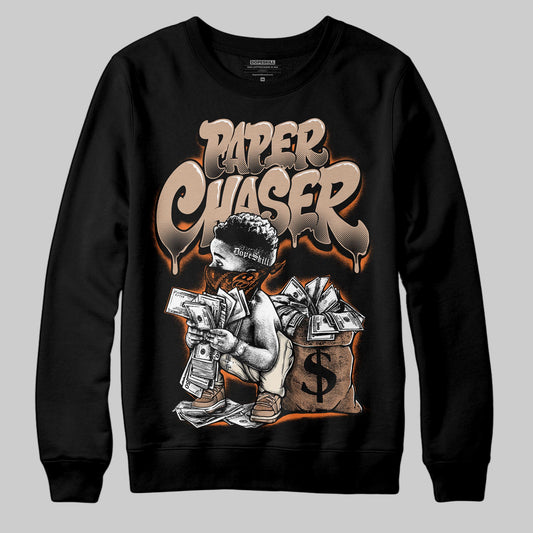 Jordan 4 Retro Cozy Girl DopeSkill Sweatshirt Paper Chaser Boy Graphic Streetwear - Black