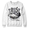 Jordan 14 Retro 'Stealth' DopeSkill Sweatshirt Trust No One Graphic Streetwear - White 