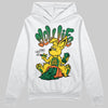 Green Sneakers DopeSkill Hoodie Sweatshirt Slow Life Graphic Streetwear - White