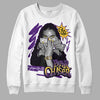 Jordan 12 “Field Purple” DopeSkill Sweatshirt NPC Graphic Streetwear - White 