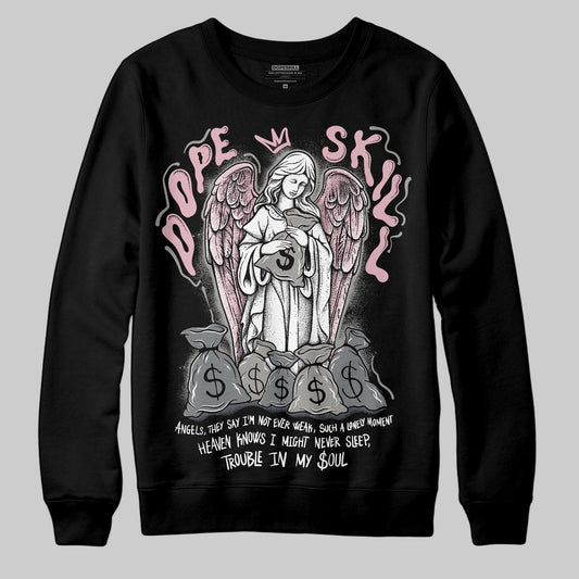 Air Max 95 OG “Pink Foam” DopeSkill Sweatshirt Angels Graphic Streetwear - black
