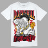 Jordan 7 Retro Cardinal DopeSkill T-Shirt Sorry I've Been Trappin Graphic Streetwear - WHite