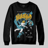 Jordan 11 Retro Gamma Blue (2025) DopeSkill Sweatshirt Nevermind Graphic Streetwear - Black