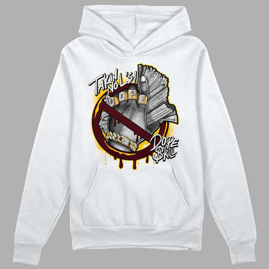 Dunk Yellow Bordeaux DopeSkill Hoodie Sweatshirt Takin No L's Graphic Streetwear - White