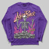 PURPLE Sneakers DopeSkill Long Sleeve T-Shirt Laid Back Graphic Streetwear - Purple