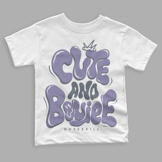 Jordan 5 Retro Low Indigo Haze DopeSkill Toddler Kids T-shirt Cute and Boujee Graphic Streetwear - White