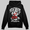 Black and White Sneakers DopeSkill Hoodie Self Made Graphic Streetwear - Black