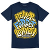 Dunk Low Vintage “Michigan” DopeSkill Midnight Navy T-Shirt Never Forget Loyalty Graphic Streetwear