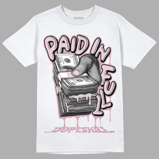 Dunk Low Teddy Bear Light Soft Pink DopeSkill T-Shirt Paid In Full Graphic Streetwear - White