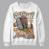 TAN Sneakers DopeSkill Sweatshirt Get Rich Graphic Streetwear - White