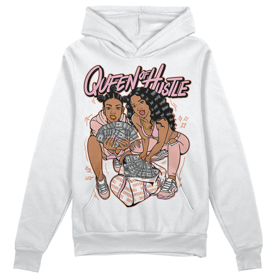 Jordan 11 Low “Legend Pink” DopeSkill Hoodie Sweatshirt Queen Of Hustle Graphic Streetwear - White