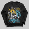 Jordan 11 Retro Gamma Blue (2025) DopeSkill Long Sleeve T-Shirt Drip Season Graphic Streetwear - Black