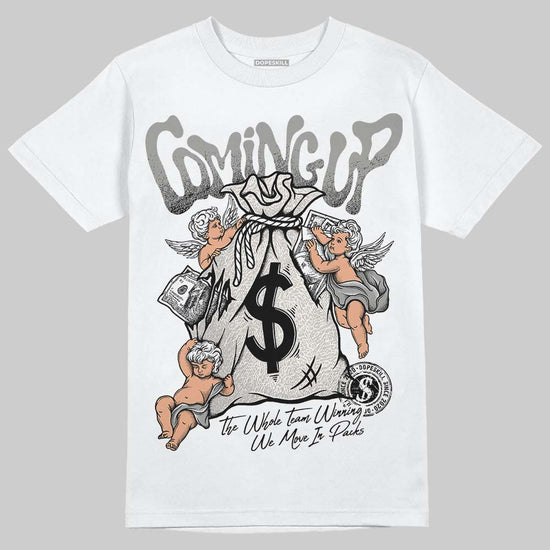 Jordan 3 Retro Pure Money DopeSkill T-Shirt Money Bag Coming Up Graphic Streetwear - White 