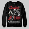 Jordan 1 Retro High OG Black Toe Reimagined DopeSkill Sweatshirt Broken Bones Graphic Streetwear - Black