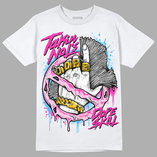 Dunk Low GS 'Triple Pink'  DopeSkill T-Shirt Takin No L's Graphic Streetwear - White 