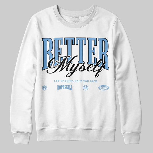 Jordan 12 Retro 'Melo' DopeSkill Sweatshirt Better Myself Graphic Streetwear - White