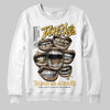 Jordan 12 "Phantom" DopeSkill Sweatshirt The Mouth With No Droughts Graphic Streetwear - White