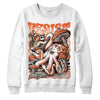 Jordan 3 Georgia Peach DopeSkill Sweatshirt Resist Graphic Streetwear - White 