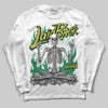 Green Sneakers DopeSkill Long Sleeve T-Shirt Laid Back Graphic Streetwear - White 